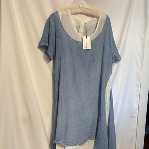 Lagenlook Nina Kendosa two piece outfit OS NWT.